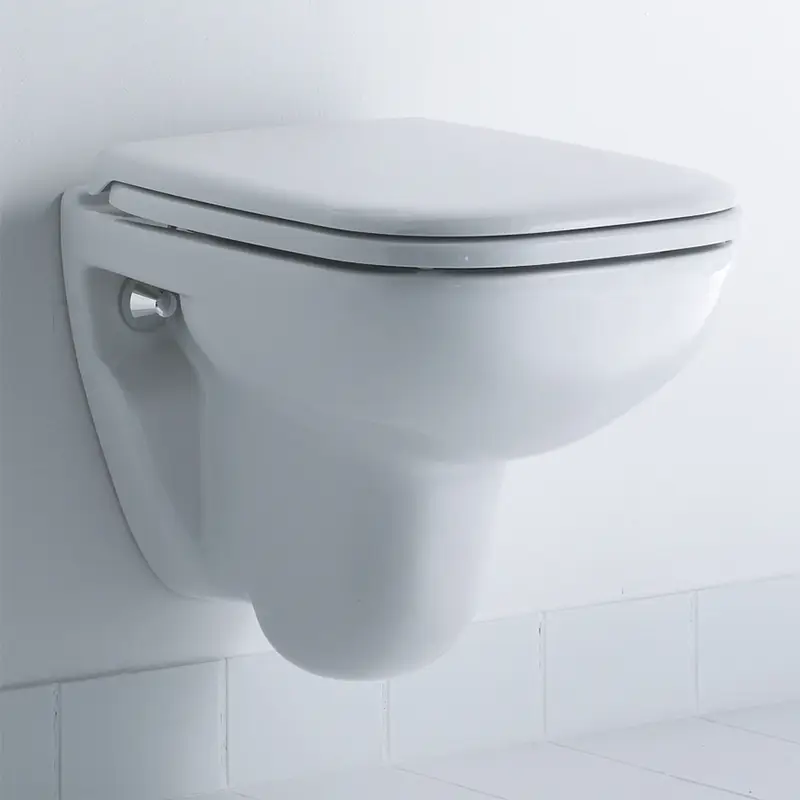 Jetzt Bestellen Duravit D-Code Wand-WC Set, mit WC-Sitz ohne Spülrand, weiß, Tiefspüler