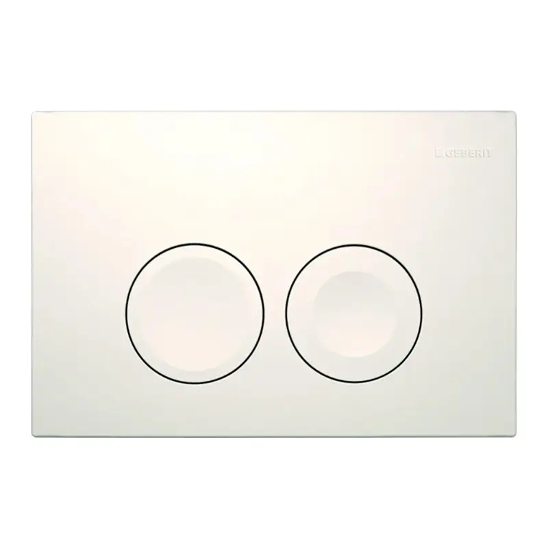 Geberit Delta25 WC-Betätigungsplatte für 2-Mengen-Spülung weiß Direkt Vom Hersteller
