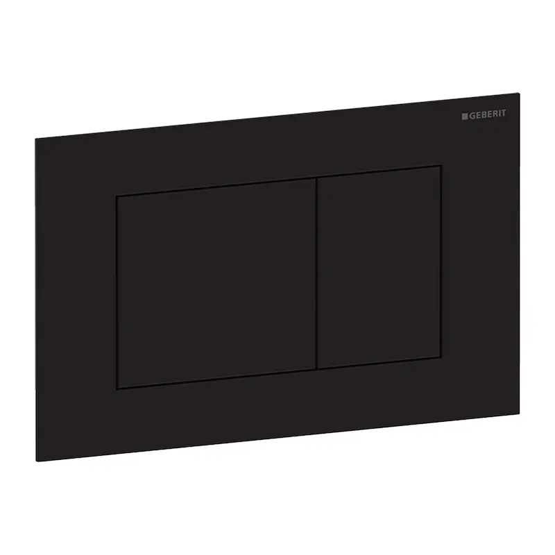 Geberit Sigma40 Betätigungsplatte eckig. für 2-Mengen-Spülung Drückerplatte schwarz matt Bestseller
