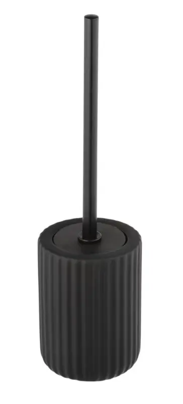 Billig WC-Garnitur Mod. Belluno Schwarz Keramikmit Soft-Touch Oberfläche