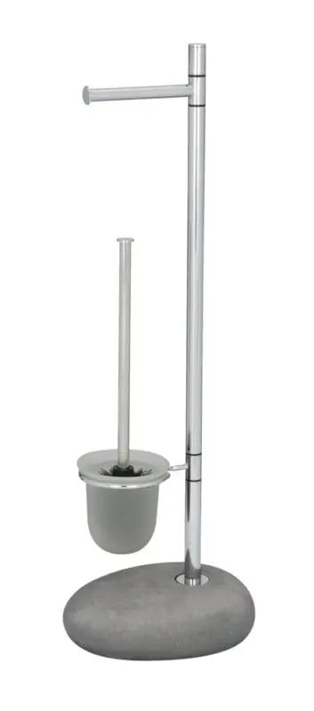Stand WC-Garnitur Mod. Pebble Stone Greyaus Polyresin Sofort Bestellen