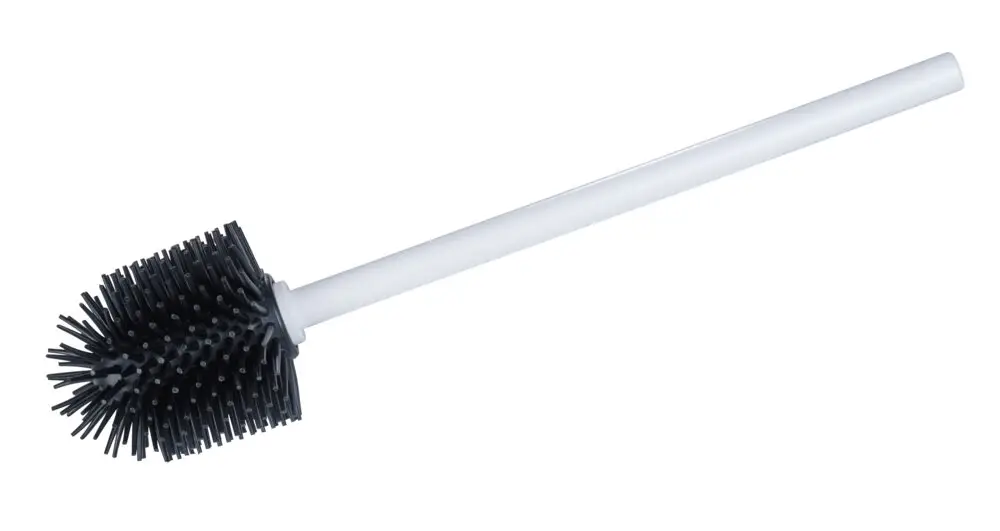 Echt Silikon WC-Bürste mit antibakteriellem StielStiel aus Duroplast