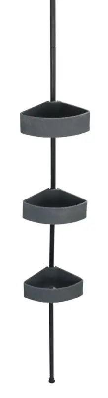 Kracherpreis Teleskop-Eckregal Mod. Villatamit 3 Körben aus hochwertigem Polyresin