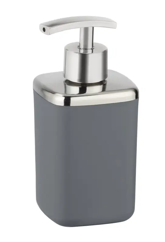 Sonderaktion Seifenspender Mod. Barcelona AnthrazitSpezialkunststoff, absolut bruchsicher, 370 ml