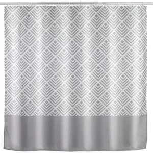 Anti-Schimmel Duschvorhang Echo, 180 x 200 cmTextil (Polyester), waschbar Letzte Chance