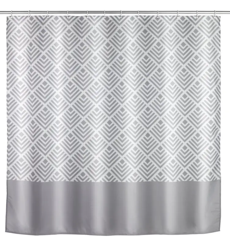 Anti-Schimmel Duschvorhang Echo, 180 x 200 cmTextil (Polyester), waschbar Letzte Chance