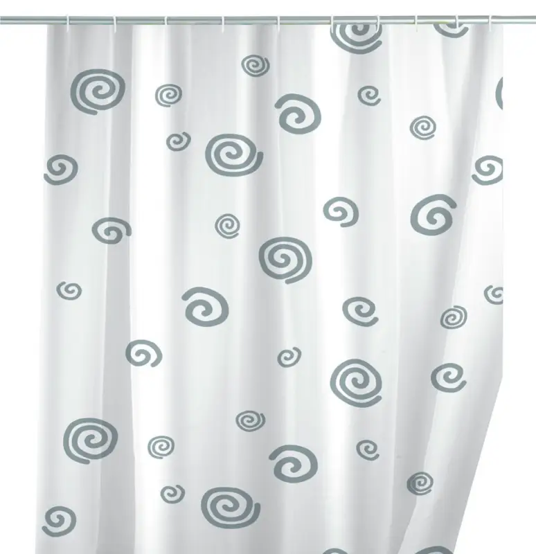 Duschvorhang Mod. Schnecke, 180 x 200 cmwaschbar Super-Preis