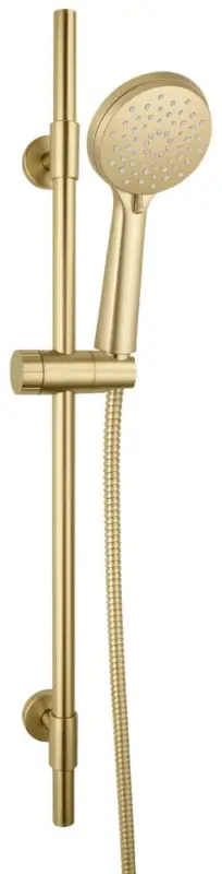 Preiswert Brauseset Mod. Young Gold mattLänge Stange: 66 cm