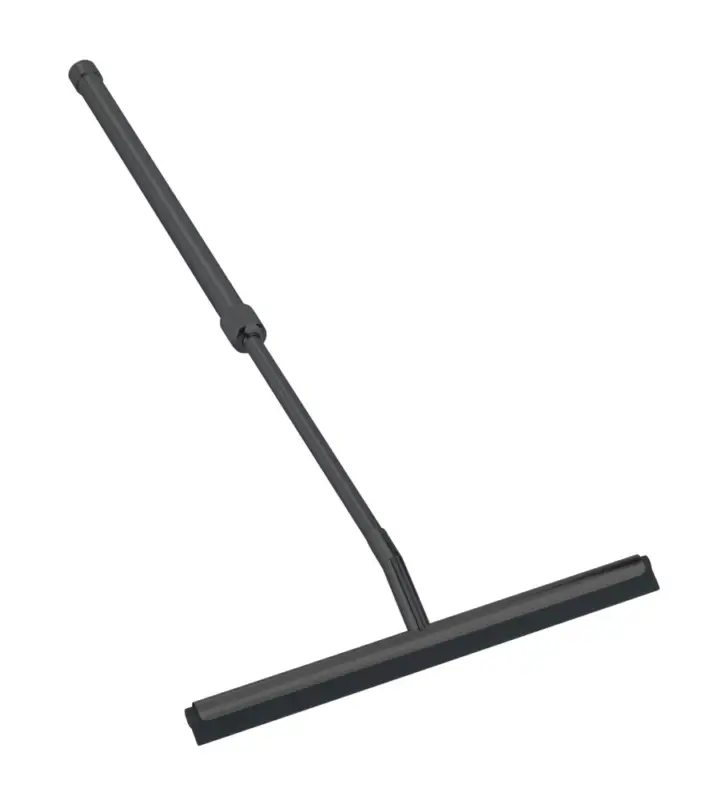 Teleskop Badezimmerwischer Schwarzmit Doppel-Gummilippe Top-Angebot