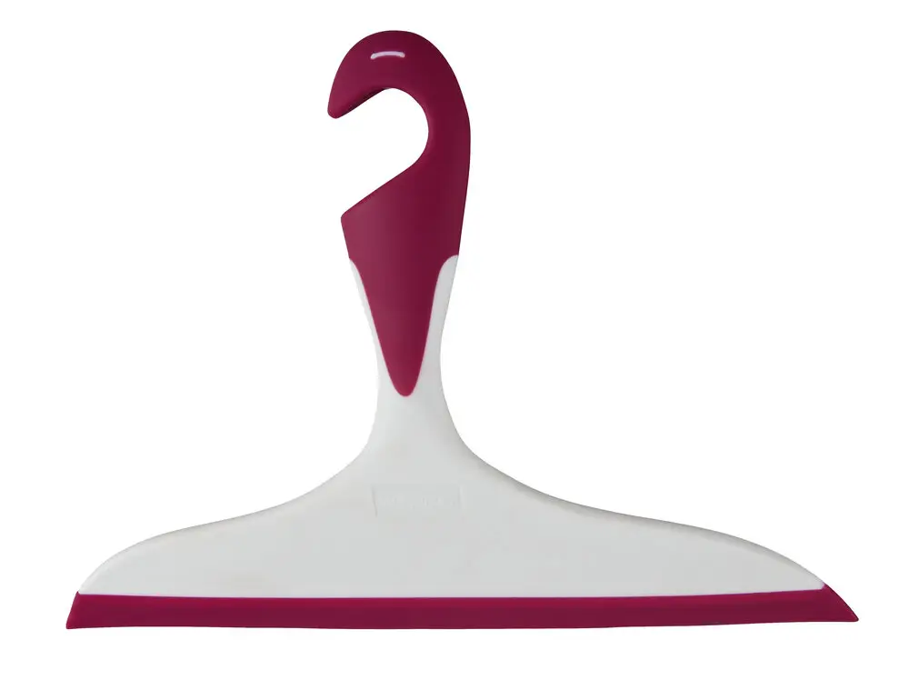 Badezimmerwischer Mod. Loano Weiß-Pink Abverkauf