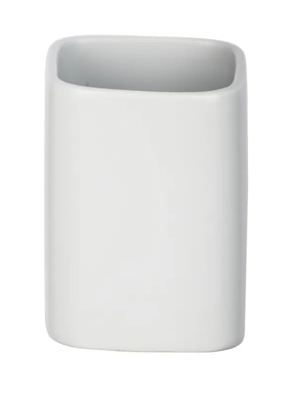 Zahnputzbecher Mod. Hexa WeißKeramik Super-Preis