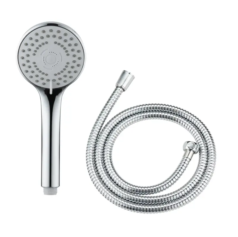 Mod. Basic Line Duschkopf Set, 2 teiligDuschkopf mit 5 Strahlarten Direkt Vom Hersteller
