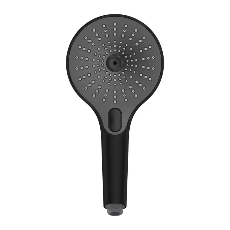 Billig Duschkopf Mod. Ultimate Shower Schwarz/GrauØ 13 cm