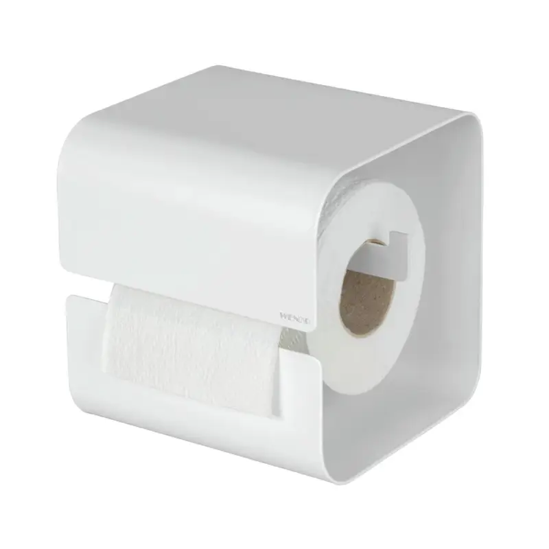 Zertifiziert Turbo-Loc® Toilettenpapierhalter Mod. Lizan WeißBefestigen ohne Bohren