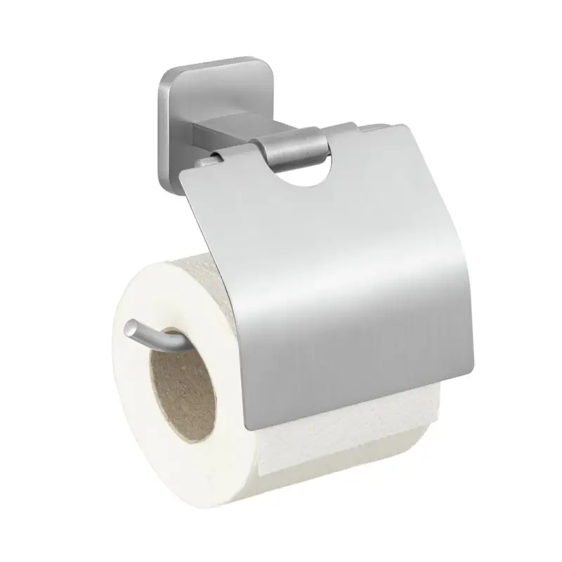 Echt Turbo-Loc® Toilettenpapierhalter mit Deckel Mod. Porto MattBefestigen ohne Bohren