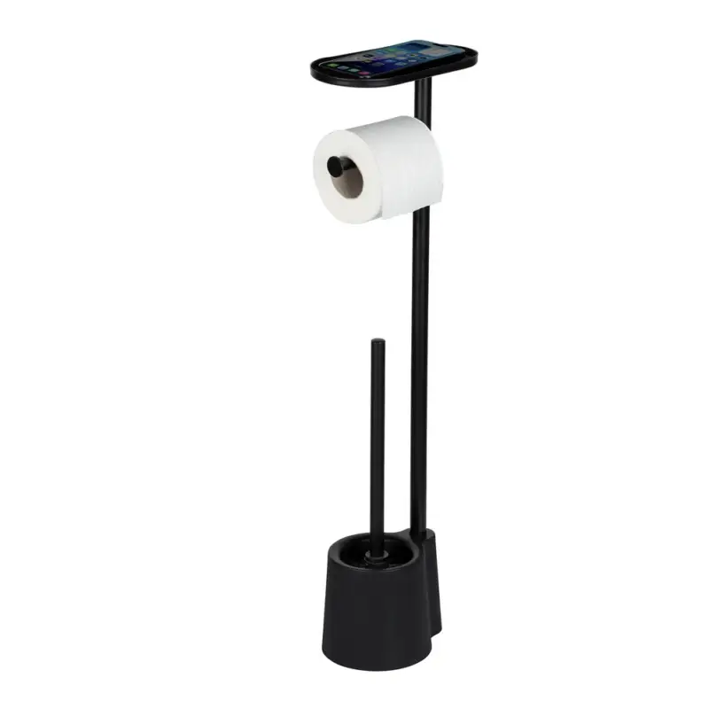 Stand WC-Garnitur Mod. Albella Schwarzmit praktischer Ablagefläche Super-Preis