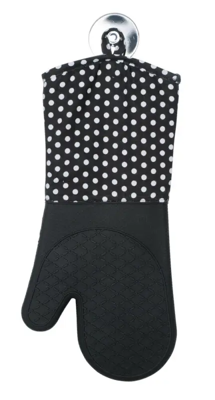 Topfhandschuhe Silikon Schwarz1 Paar Günstig