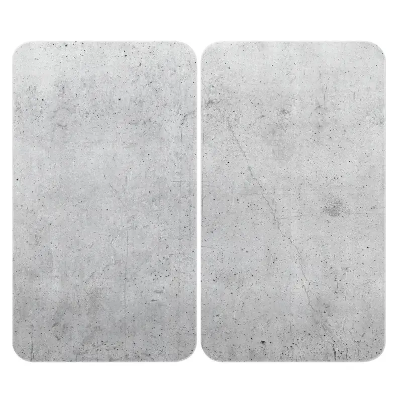 Begrenztes Angebot Herdabdeckplatte Universal Mod. Beton, 2er Setfür alle Herdarten geeignet