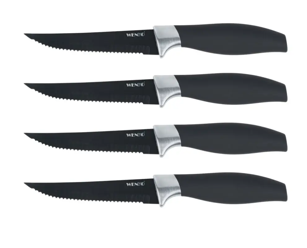 Steakmesser Mod. Otis, 4er SetKlinge aus rostfreiem Edelstahl Markenware