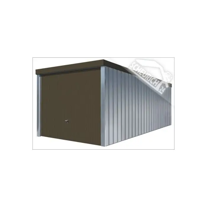 Siebau Metall-Flachdachgarage L 60 (AZ-586) Nur Heute