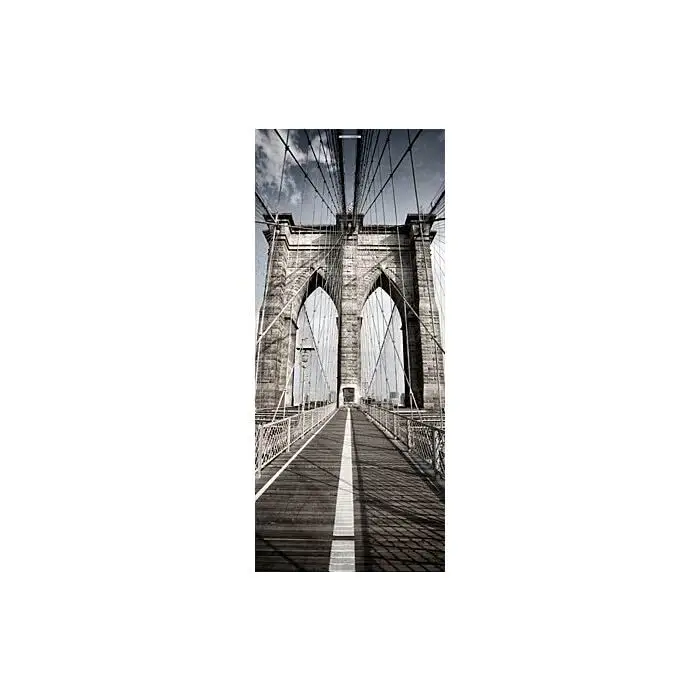 Mega-Angebot Scheurich Türfolie Brooklyn Bridge, für Innen- Außentüren