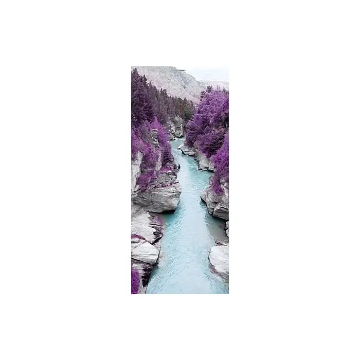Scheurich Türfolie Purple Forest, für Innen- Außentüren Kostenfreie Lieferung