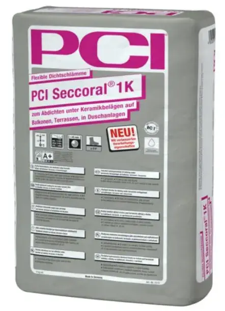 PCI Seccoral 1K Dichtschlämme 15 kg grau Geprüft