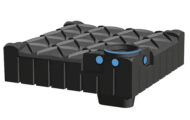Neu Rewatec F-Line 3000 Liter Flachtank Regenwassertank