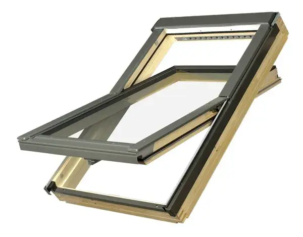 Fakro FTP-V U3 Schwingfenster Holz natur Gratis Versand