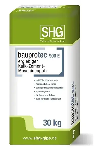 Kalk-Zement-Leichtputz bauprotec 900 E 30 kg Preis Gesenkt