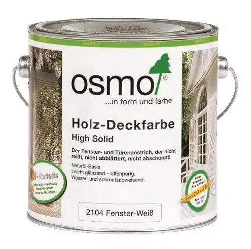 Preis Gesenkt Osmo Holz-Deckfarbe weiß
