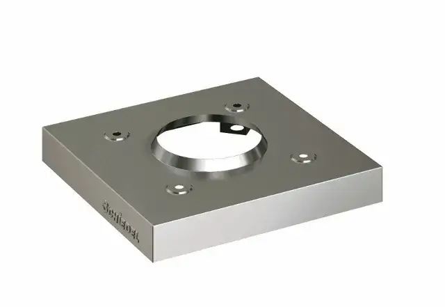 Bestpreis Schiedel SIH 18-L Edelstahl-Abdeckplatte 11,5 cm Überstand