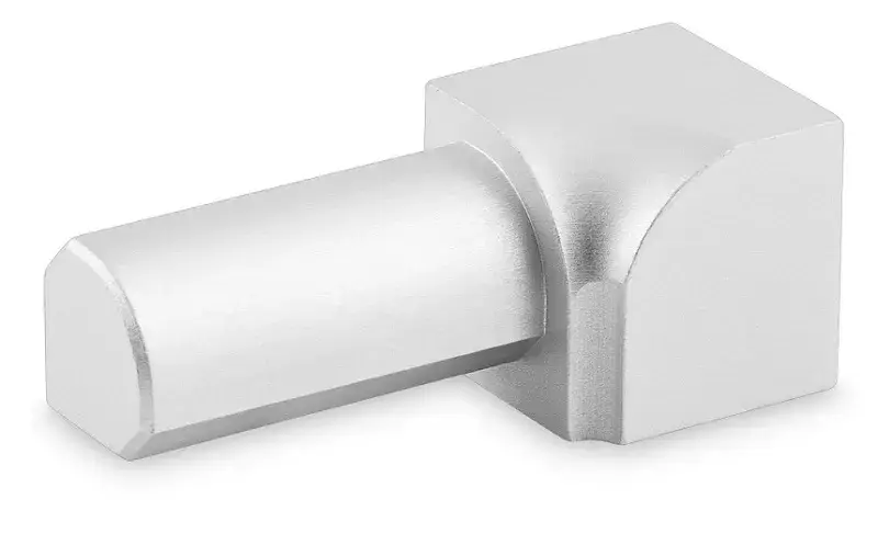 Neu Schlüter Rondec ATG Innenecke 90° Alu titan glänzend eloxiert Vollmaterial