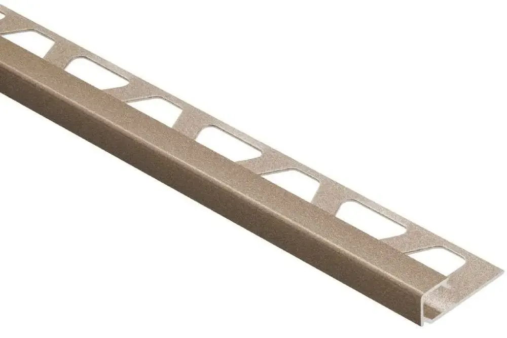 Sonderaktion Schlüter Quadec TSB Abschlussprofil 2,5 m Alu beige strukturbeschichtet