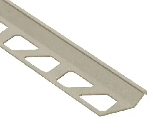 Bestpreis Schlüter Finec TSC Abschlussprofil 2,5 m Alu strukturbeschichtet creme