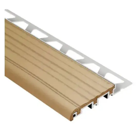 Preiswert Schlüter Trep B Alu Treppenprofil breit 1,5 m hellbeige 52 mm breit