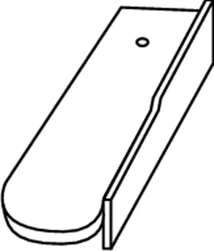 Markenware Braas Opal Standard Ortgangziegel links