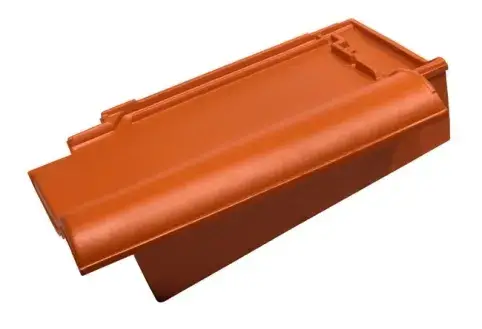 Markenprodukt Koramic Alegra 8 Ortgangziegel rechts naturrot/Engobe
