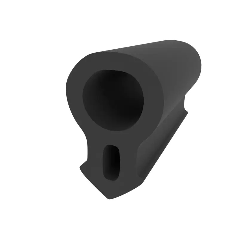 Anschlagdichtung mit Schlauch | 9 mm Höhe | Farbe: schwarz Preisknaller