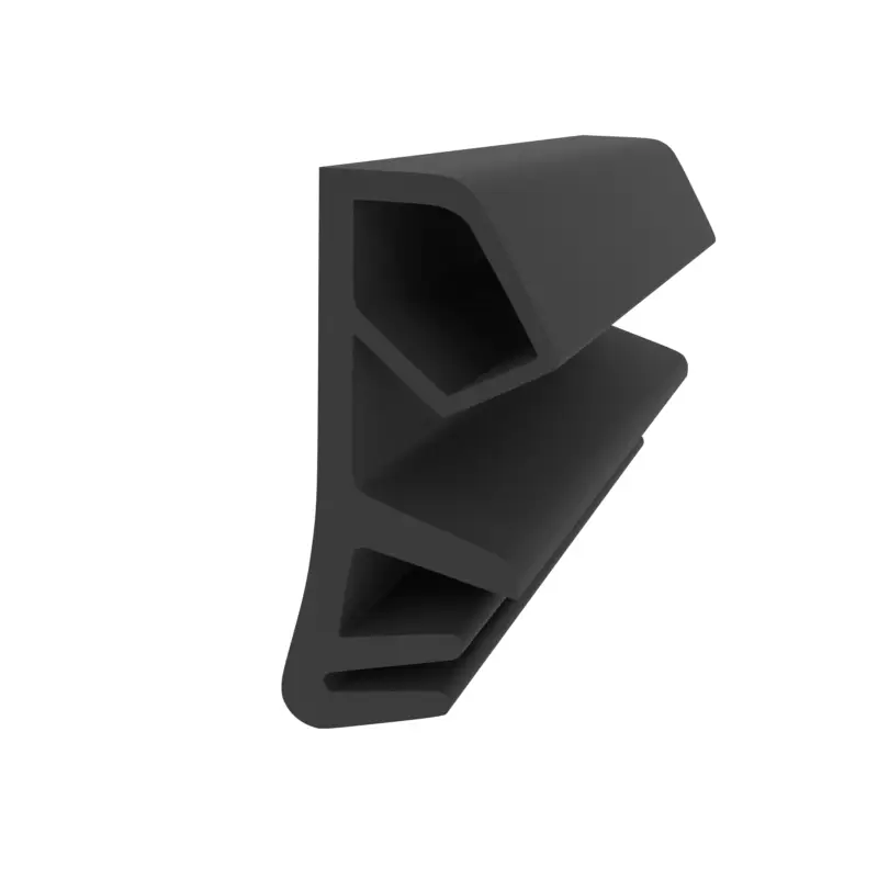 Flügelfalzdichtung für Holzelemente| 12 mm Falzhöhe | Farbe: schwarz Neuheit
