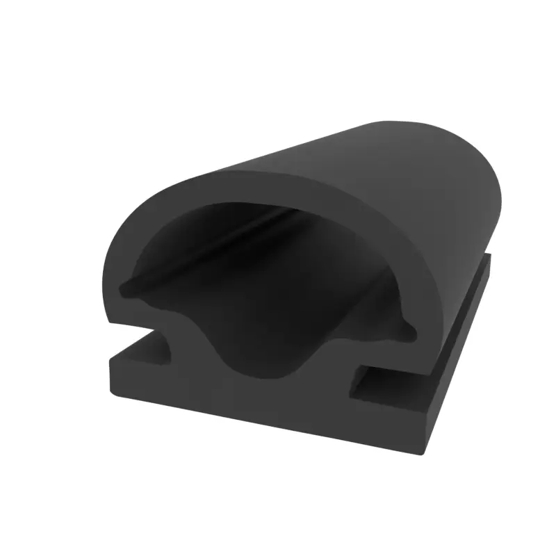 Anschlagdichtung mit Schlauch | 10 mm Höhe | Farbe: schwarz Geprüft