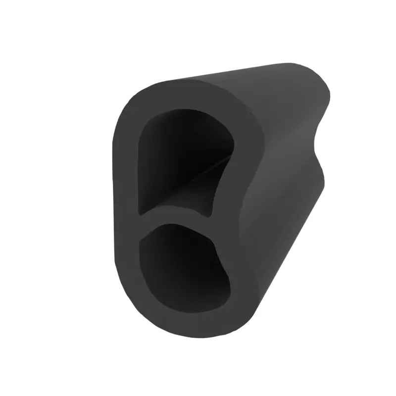 Schnäppchen Stahlzargendichtung für Metallzargen | 12 mm Höhe | Farbe: schwarz