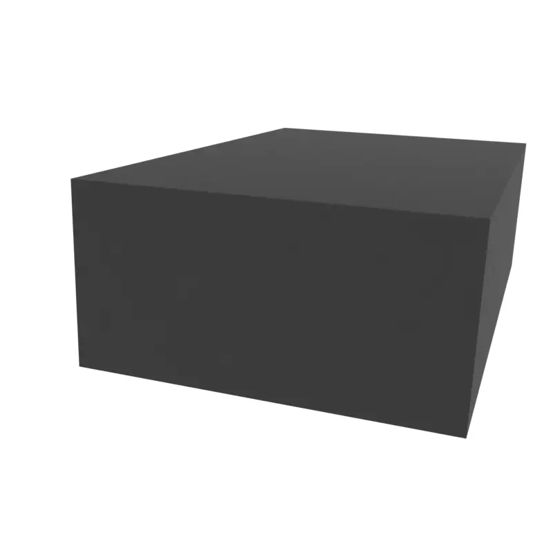 Moosgummidichtung vierkant | 40 mm Breite | Farbe: schwarz Sofort Bestellen