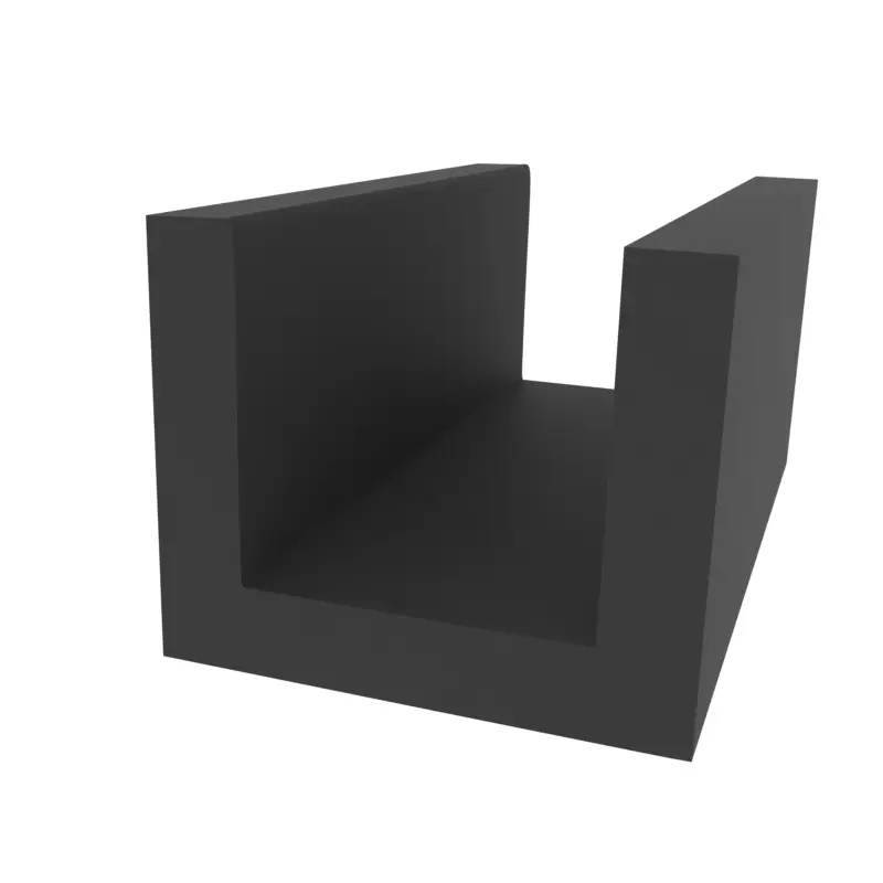 Super-Preis Kantenschutzprofil | Höhe: 15 mm | Farbe: schwarz