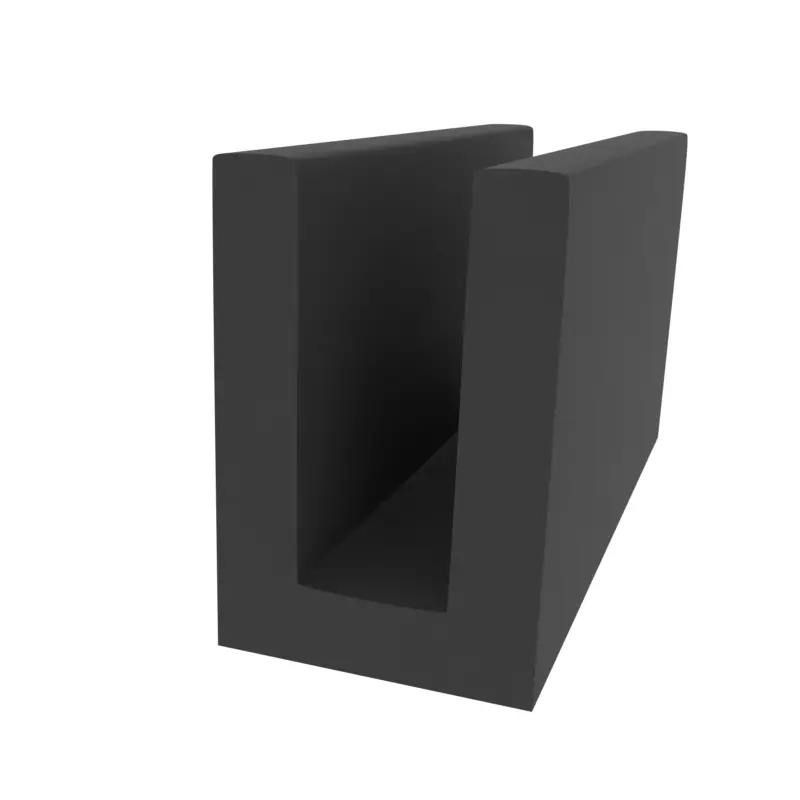 Kantenschutzprofil | Höhe: 12 mm | Farbe: schwarz Billig