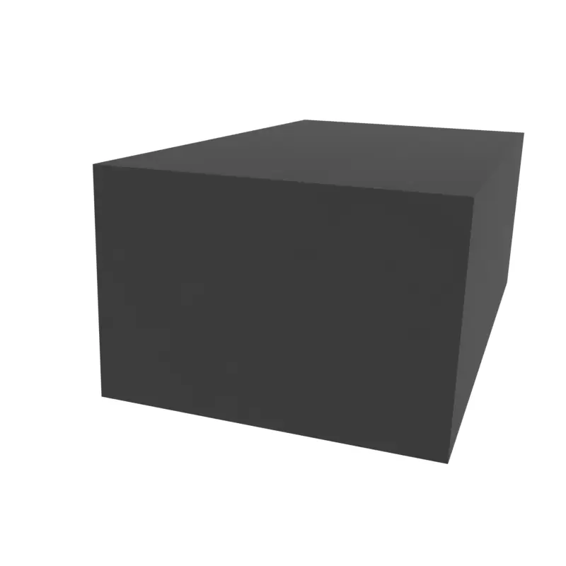 Angebot Moosgummidichtung vierkant | 20 mm Höhe | Farbe: schwarz