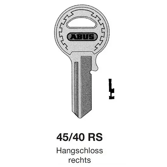 Mega-Angebot Schlüsselrohling ABUS 45/40 RS