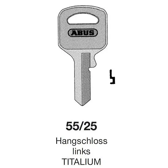 Letzte Chance Schlüsselrohling ABUS 55/25