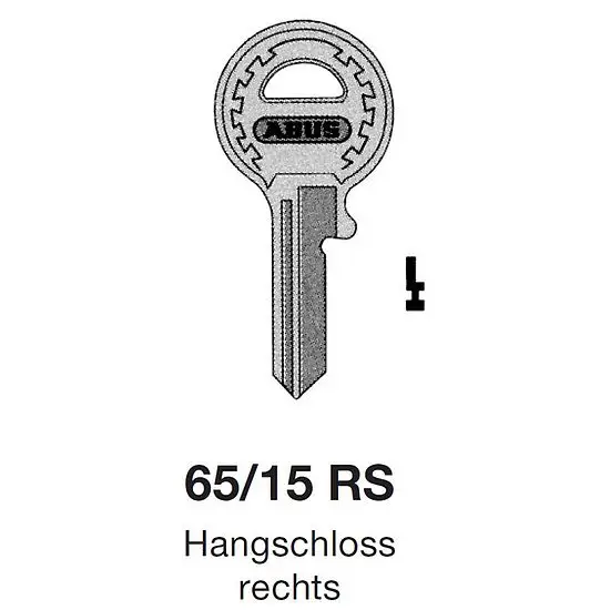 Schlüsselrohling ABUS 65/15 RS Aktuell