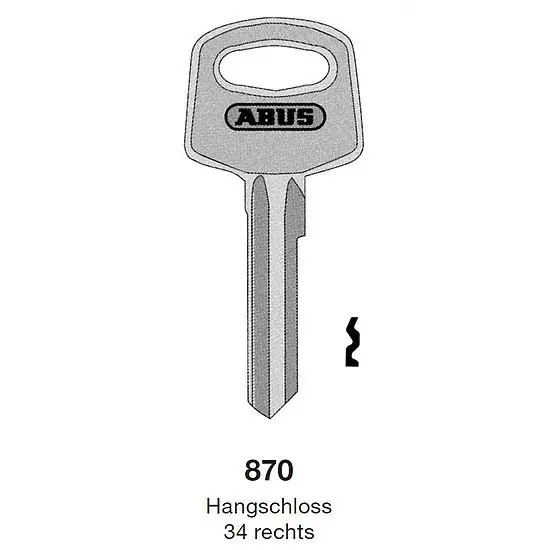 Schlüsselrohling ABUS 870 Super-Preis